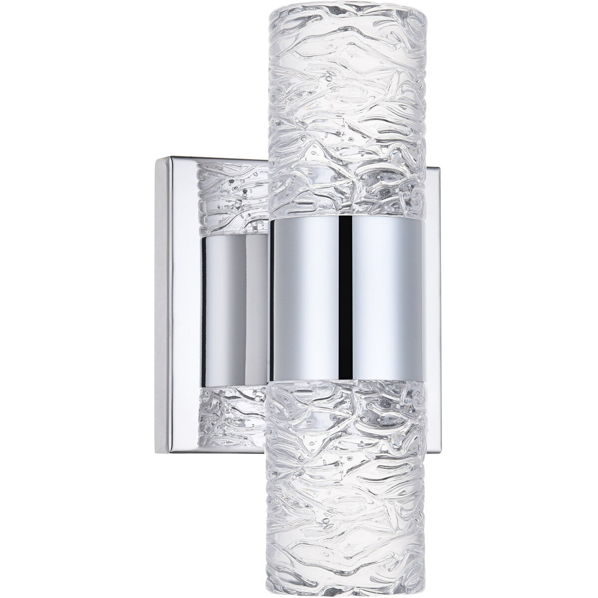 Vega LED 5 inch Chrome Wall Sconce Wall Light 