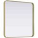 Remy 30 X 30 inch Brass Mirror