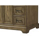 Americana 42 X 22 X 35 inch Driftwood Vanity Sink Set