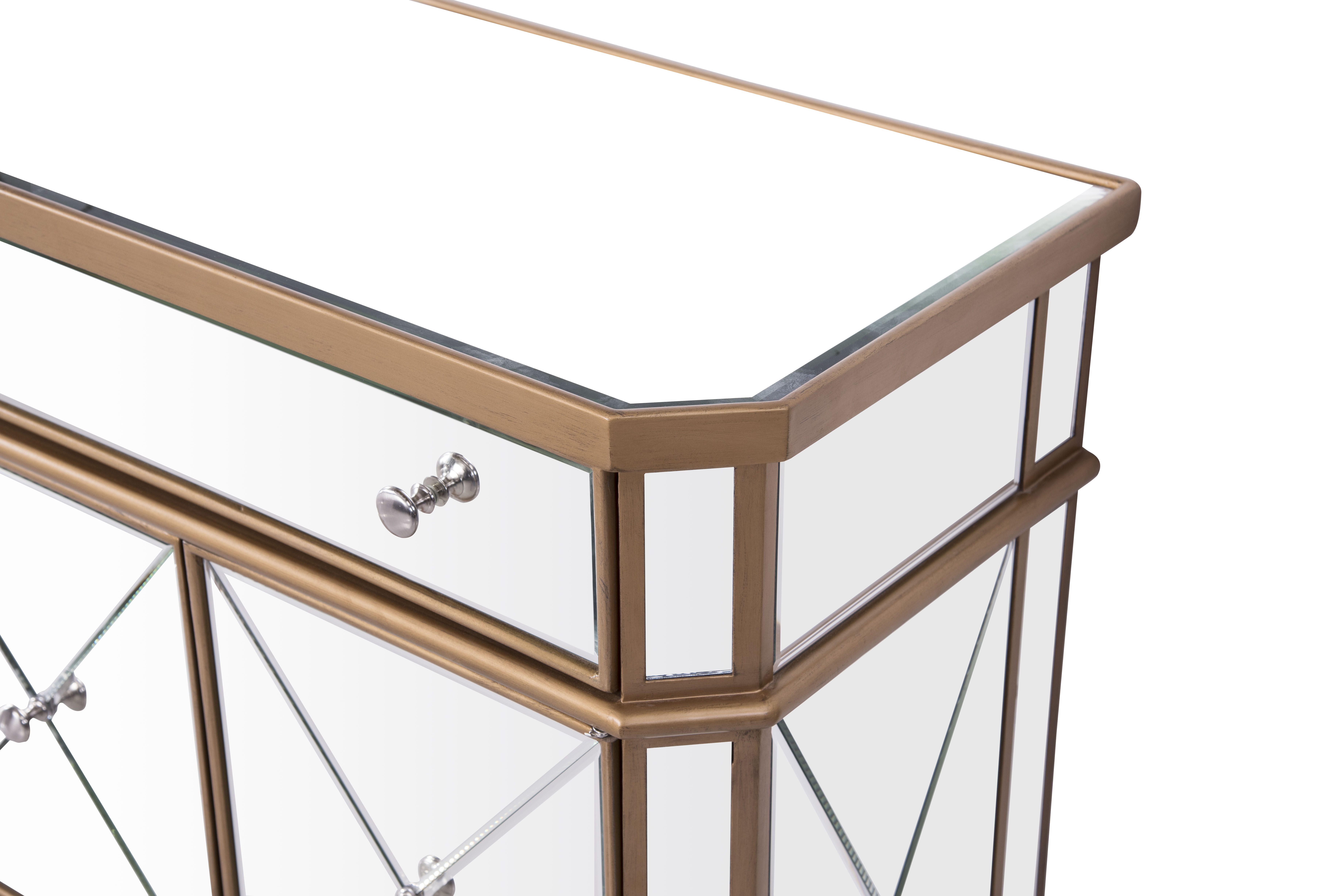 Contempo Gold Paint Cabinet