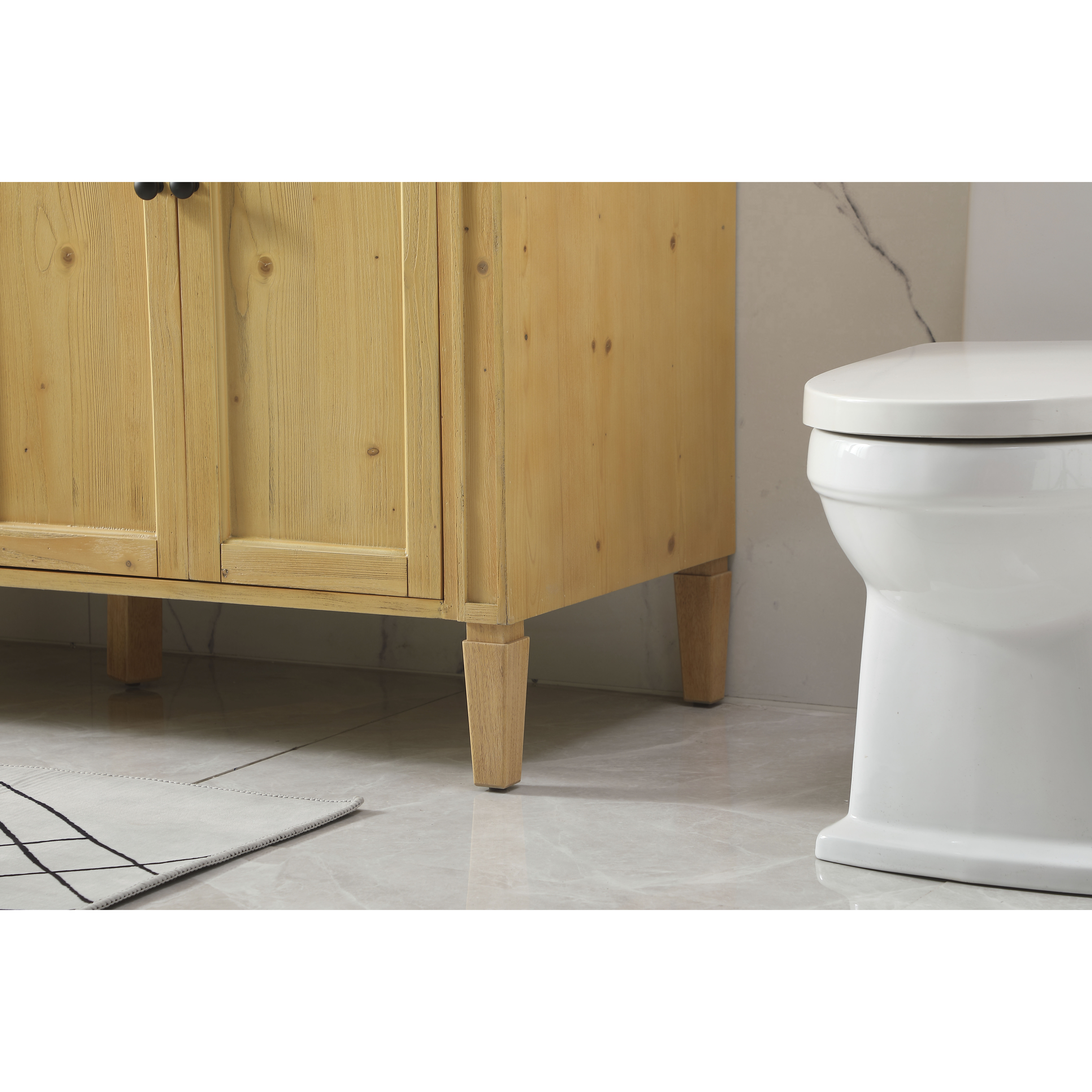 Park Avenue 72 X 21.5 X 35 inch Natural Wood Vanity Sink Set