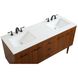 Cyrus 60 X 22 X 34 inch Teak Vanity Sink Set