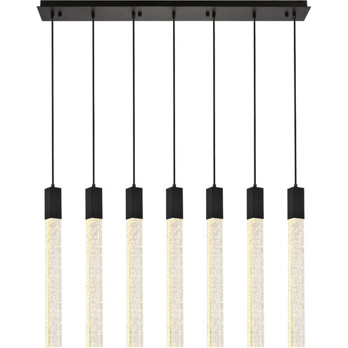 Weston 7 Light 42 inch Black Pendant Ceiling Light