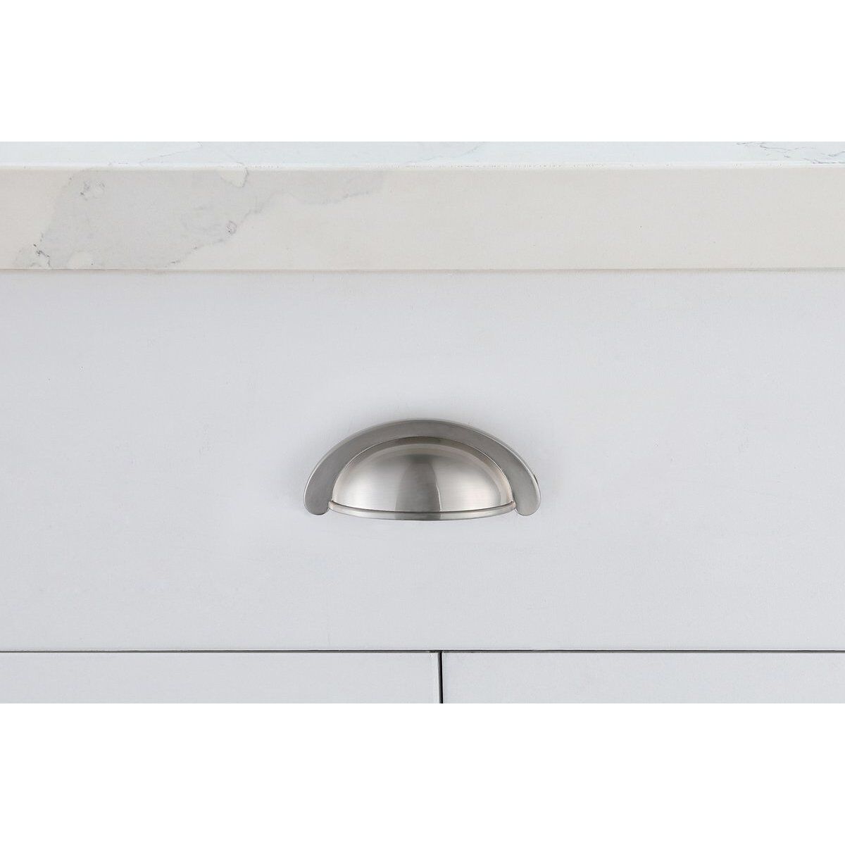 Claude Brushed Nickel Hardware Drawer Pull, Set of 10