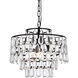 Mila 3 Light 16 inch Black Pendant Ceiling Light