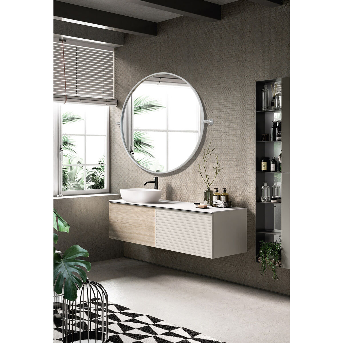 Everly 30 X 30 inch Silver Mirror