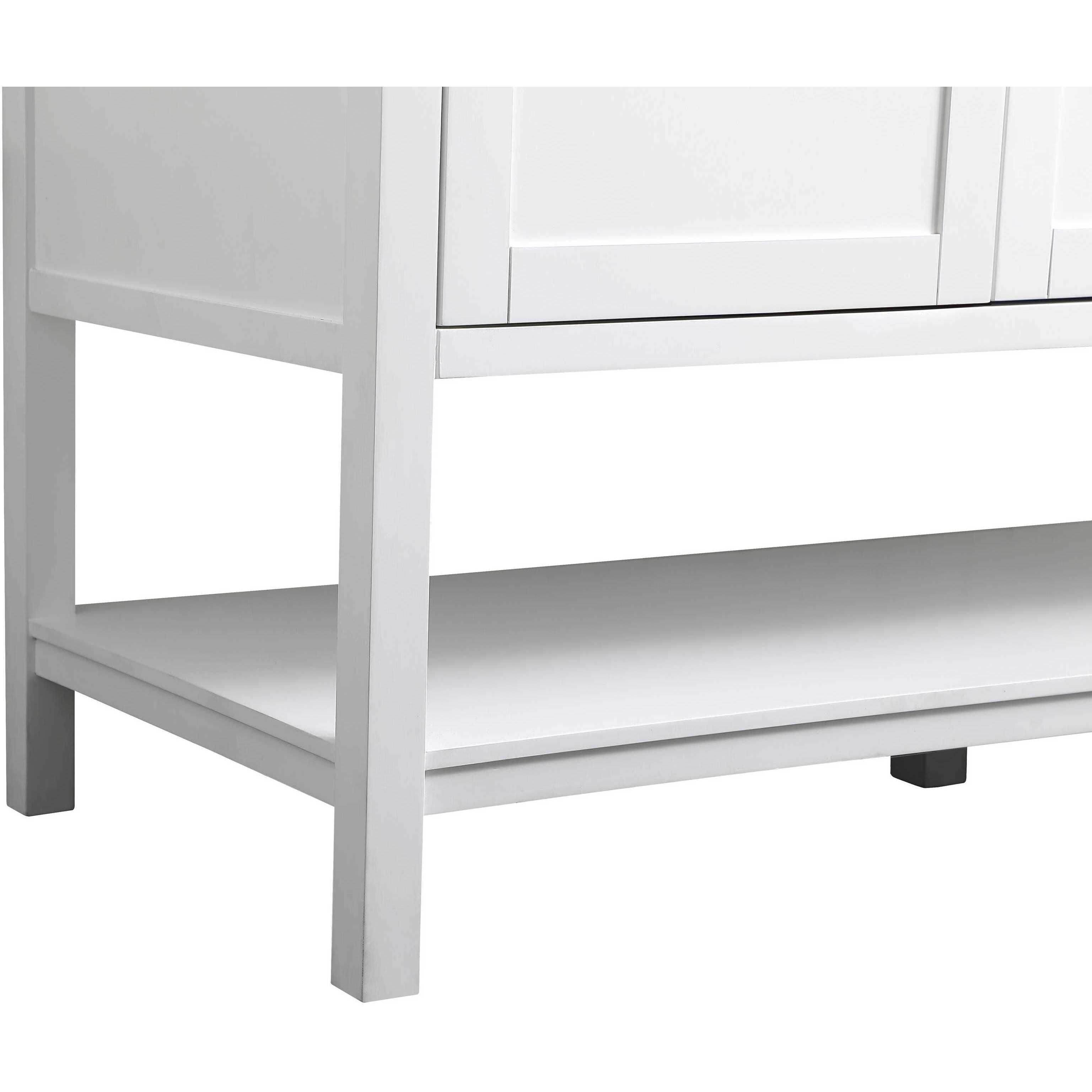 Heath 54 X 21.5 X 35 inch White Vanity Sink Set