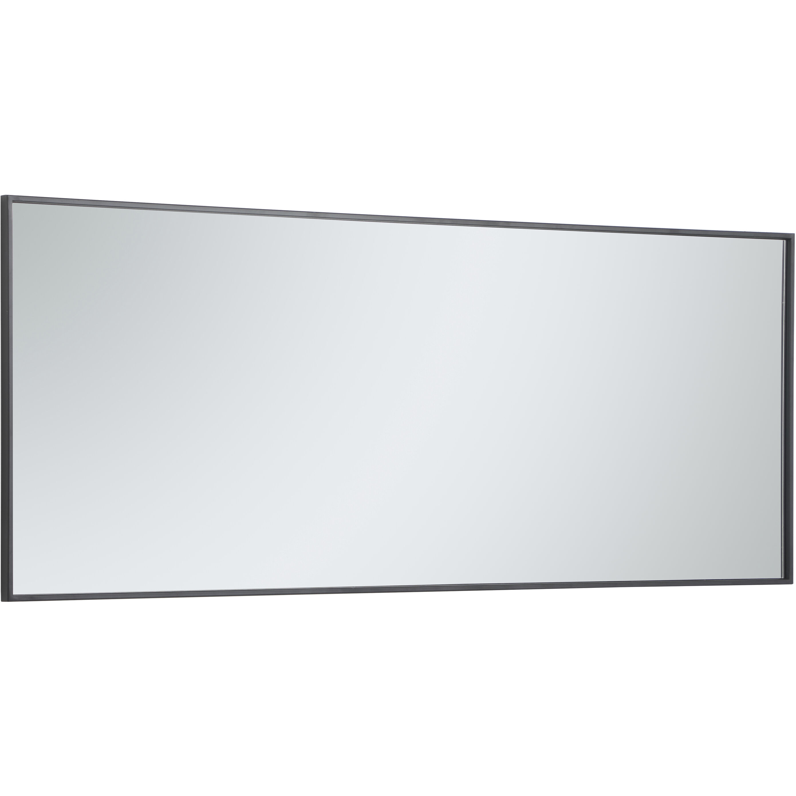 Monet 60 X 24 inch Black Wall Mirror