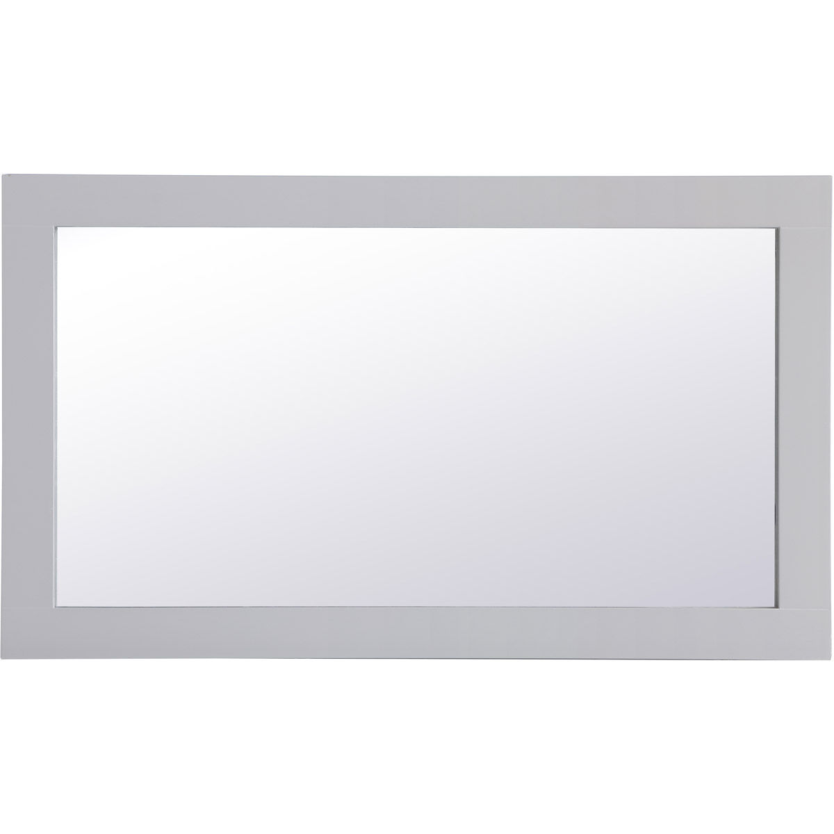 Aqua 32 X 18 inch Grey Wall Mirror in Gray