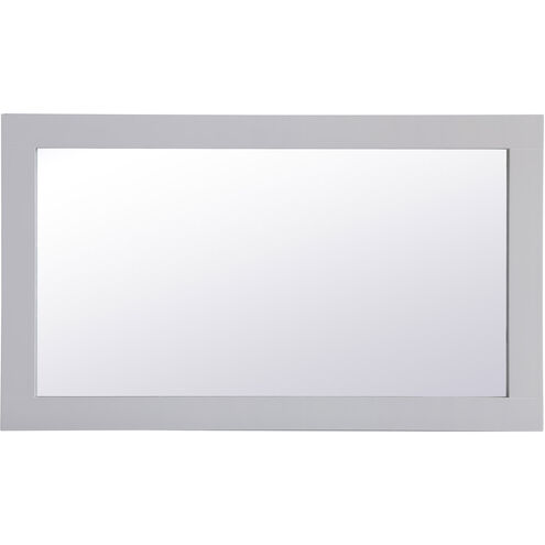 Aqua 32 X 18 inch Grey Wall Mirror
