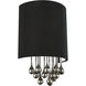 Metro 1 Light 10 inch Chrome Wall Sconce Wall Light