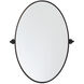 Everly 32 X 21 inch Black Mirror