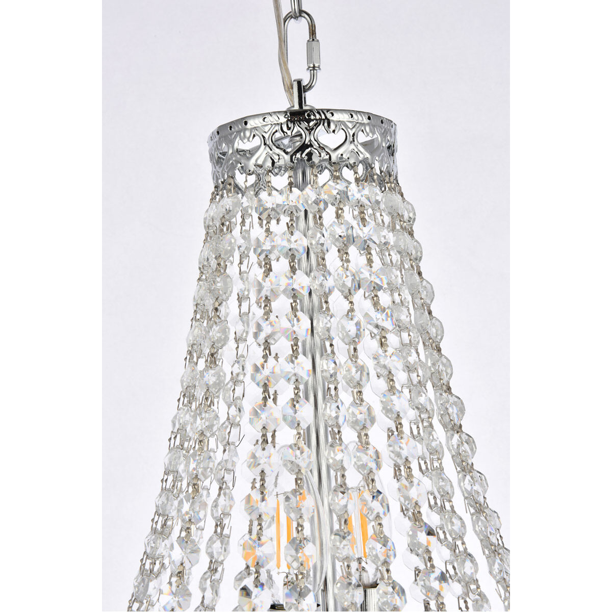 Valeria 5 Light 14 inch Chrome Pendant Ceiling Light