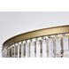 Sydney 10 Light 43.5 inch Satin Gold Chandelier Ceiling Light