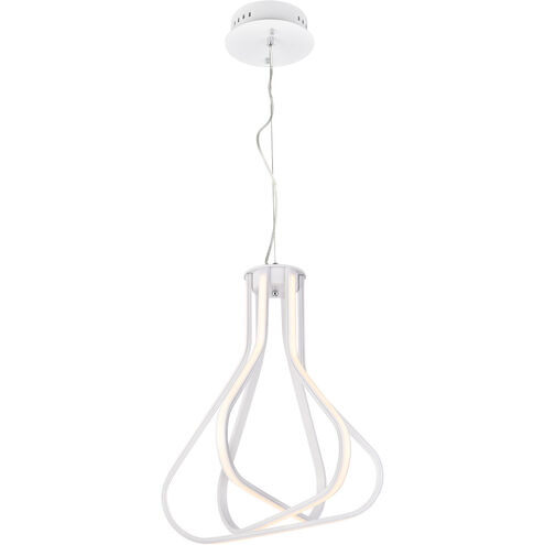 Dahlia LED 18 inch White Pendant Ceiling Light