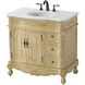 Danville 36 X 36 inch Antique Beige Bathroom Vanity Cabinet