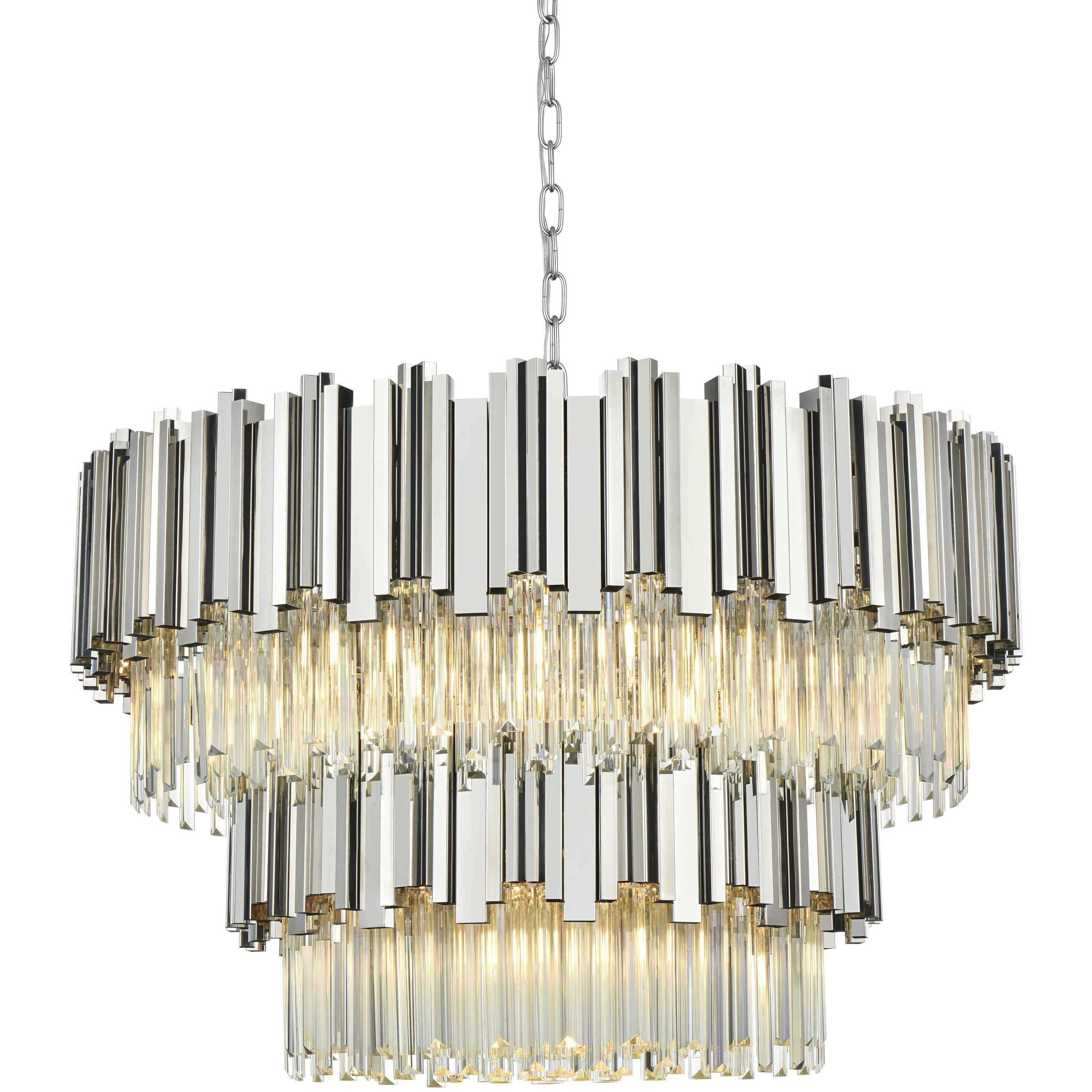 Willow 12 Light 32 inch Chrome Chandelier Ceiling Light