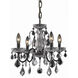 St. Francis 4 Light 17 inch Dark Bronze Dining Chandelier Ceiling Light in Royal Cut