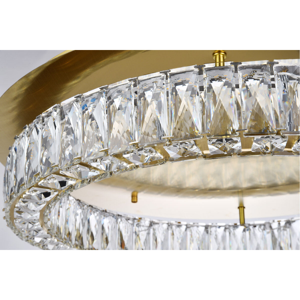 Monroe 26 inch Gold Flush Mount Ceiling Light