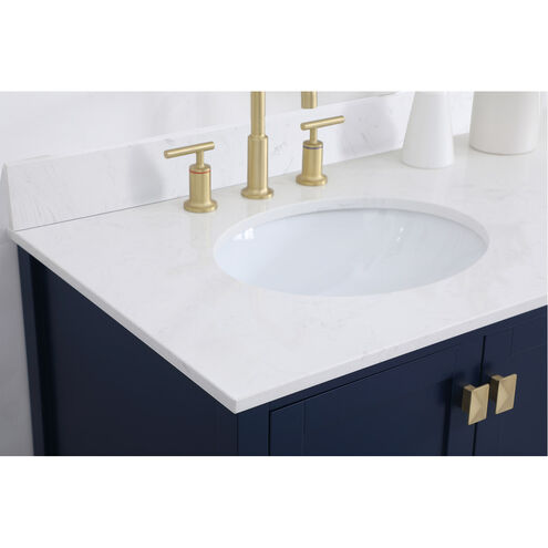 Irene 42 X 22 X 34 inch Blue Vanity Sink Set