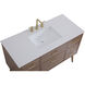 Boise 48 X 34 inch Walnut Brown Vanity Sink Set