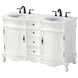 Danville 54 X 36 inch Antique White Bathroom Vanity Cabinet