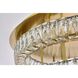 Monroe 2 Light 30 inch Gold Flush Mount Ceiling Light