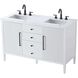 Blakely 54 X 34 inch White Bathroom Vanity Cabinet