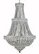 Century 17 Light 30 inch Chrome Foyer Ceiling Light in Royal Cut
