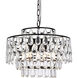 Mila 5 Light 18 inch Black Pendant Ceiling Light