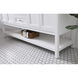 Metropolis 72 X 22 X 34 inch White Vanity Sink Set