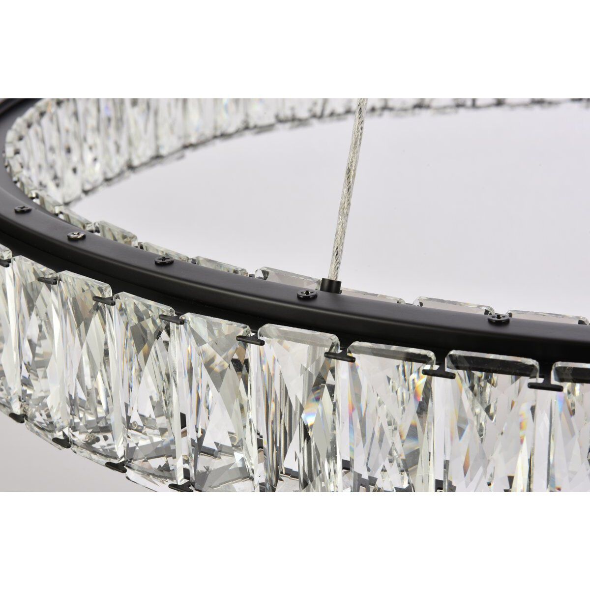 Monroe 1 Light 31 inch Black Pendant Ceiling Light