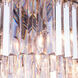 Sydney 9 Light 20 inch Polished Nickel Flush Mount Ceiling Light in Clear, Urban Classic