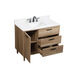 Baldwin 42 X 22 X 34 inch Natural Oak Vanity Sink Set