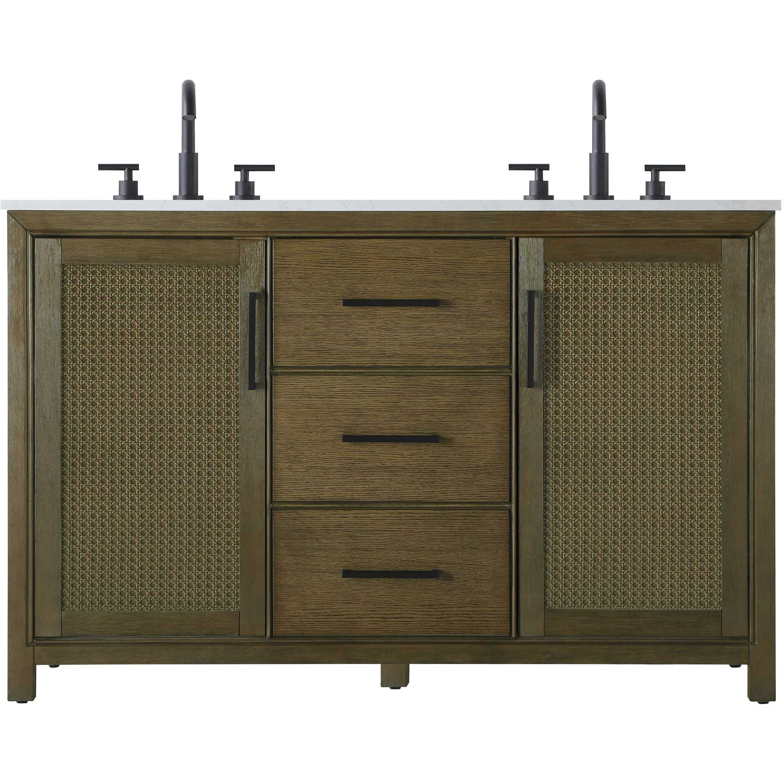 Alina 54 X 34 inch Hazel Oak Bathroom Vanity Cabinet