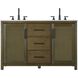 Alina 54 X 34 inch Hazel Oak Bathroom Vanity Cabinet