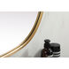 Brynn 36 X 27 inch Brass Mirror in 27 x 36