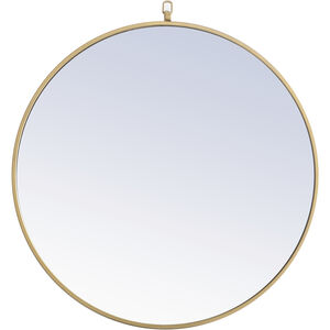 Eternity 28 X 28 inch Brass Wall Mirror