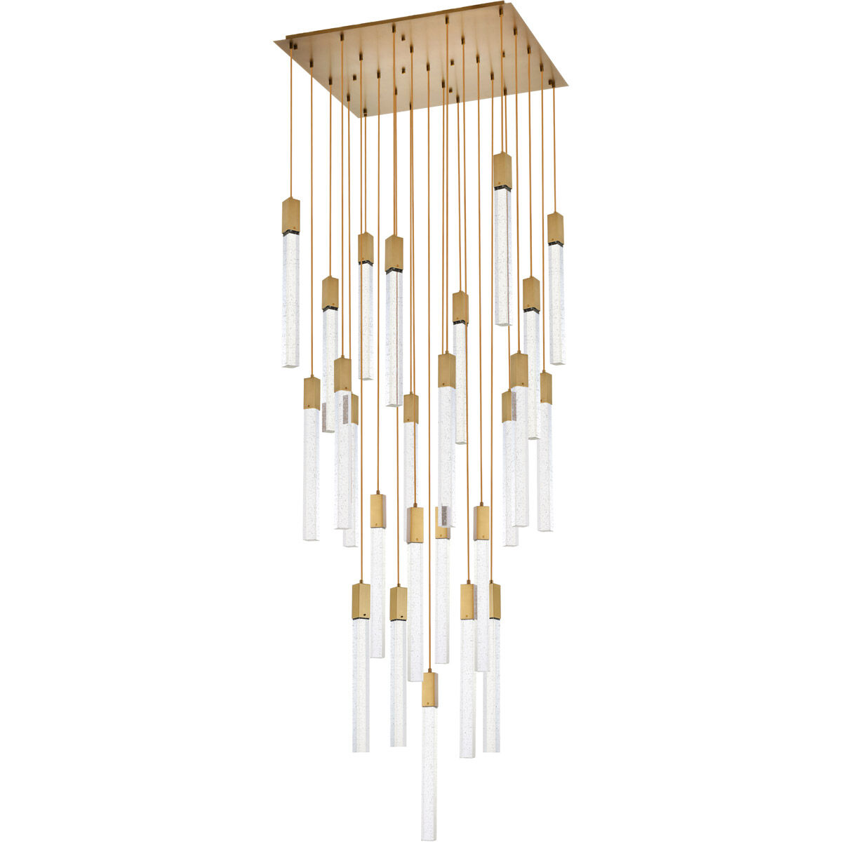 Weston 25 Light 36 inch Satin Gold Pendant Ceiling Light