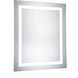 Nova 30 X 24 inch Glossy White Lighted Wall Mirror in 5000K, Dimmable, 5000K, Rectangle, Fog Free