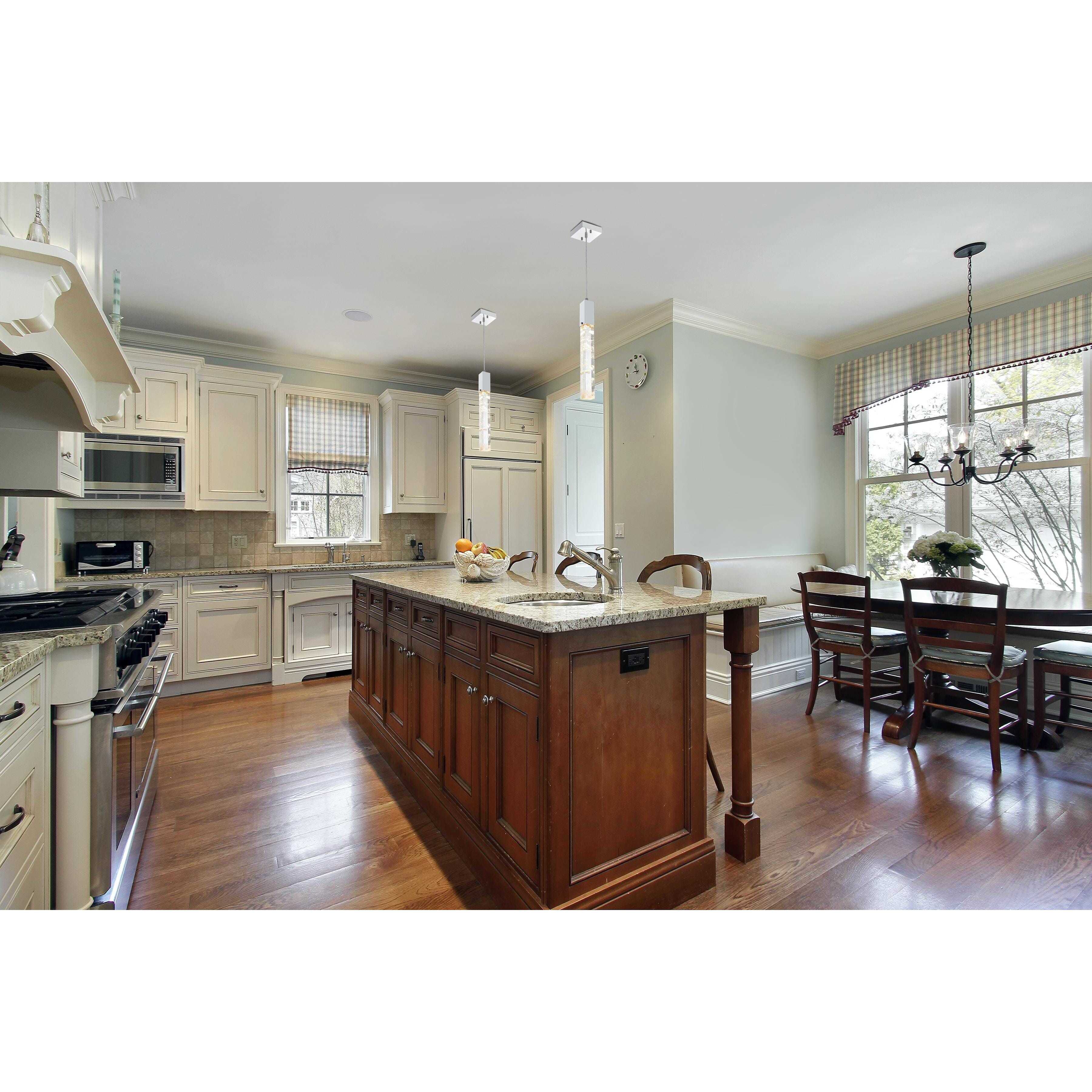 Aurora 1 Light 5 inch Chrome Pendant Ceiling Light