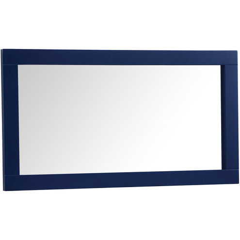 Aqua 32 X 18 inch Blue Vanity Mirror