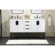 Eugene 60 X 22 X 33.5 inch White Vanity Sink Set