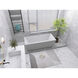 Turner Glossy White Bathtub in 72 in.
