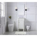 Lexington 19 X 18 X 35 inch Antique White Vanity Sink Set 