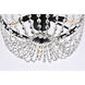 Kylie 3 Light 16 inch Black Flush Mount Ceiling Light