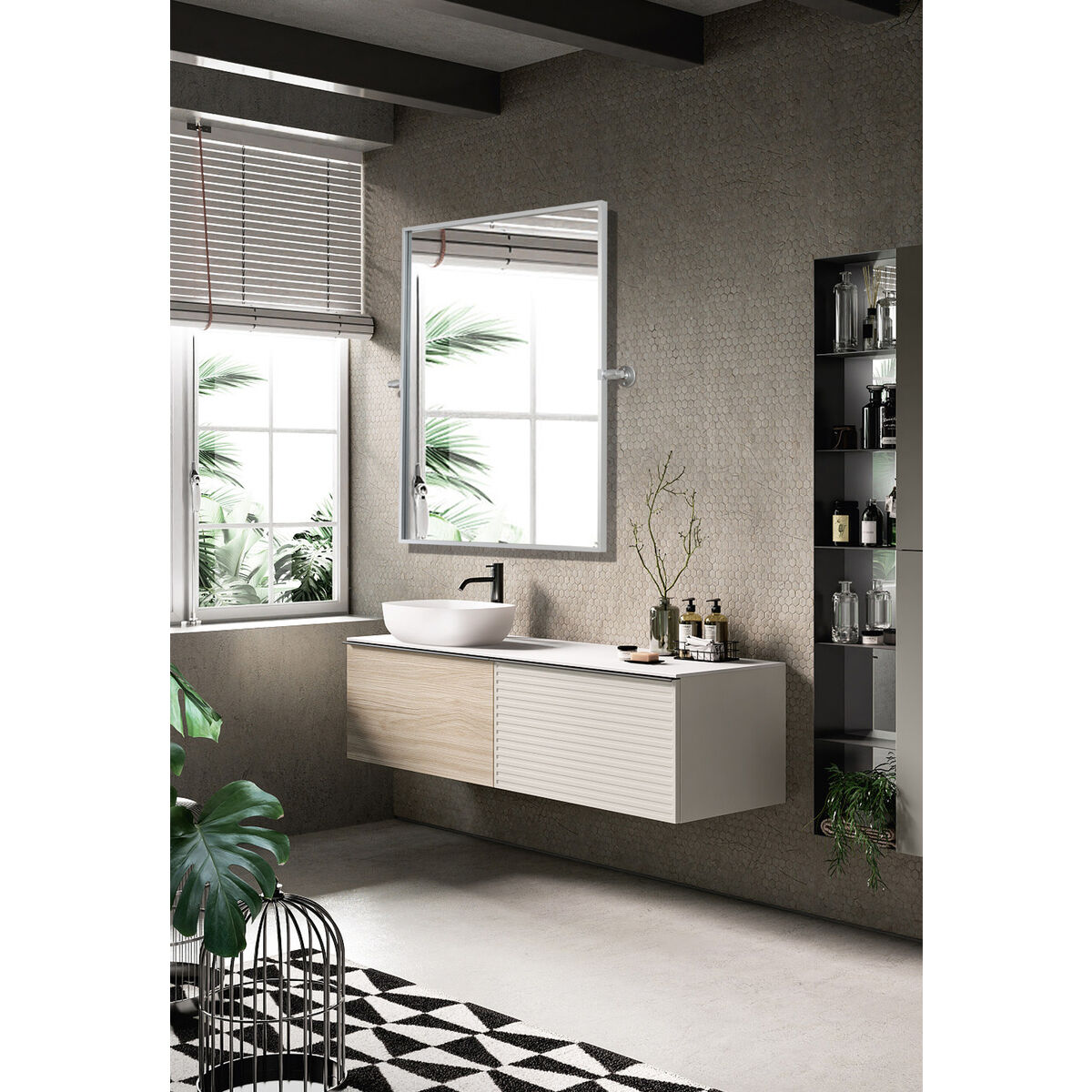 Everly 32 X 24 inch Silver Mirror