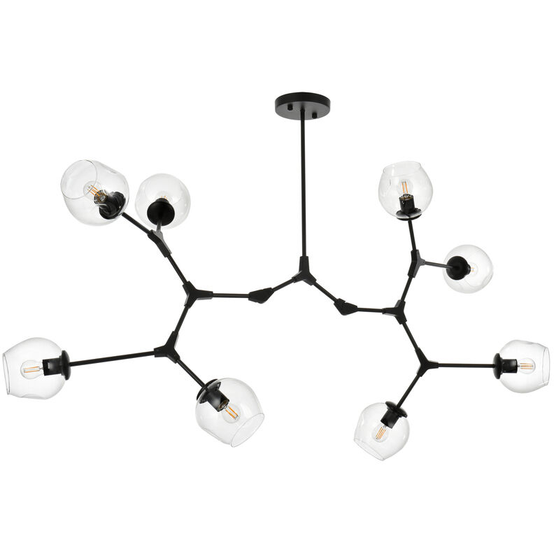 Cavoli 8 Light 32 inch Black Chandelier Ceiling Light