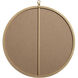 Eternity 21 X 21 inch Brass Wall Mirror