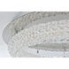 Bowen 1 Light 22 inch Chrome Flush Mount Ceiling Light